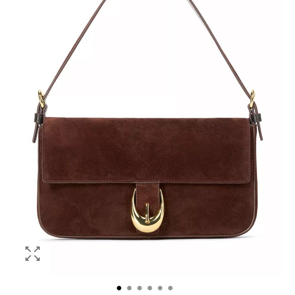 STAUD suede Harlow bag